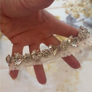Elegant Crystal Bridal Garter